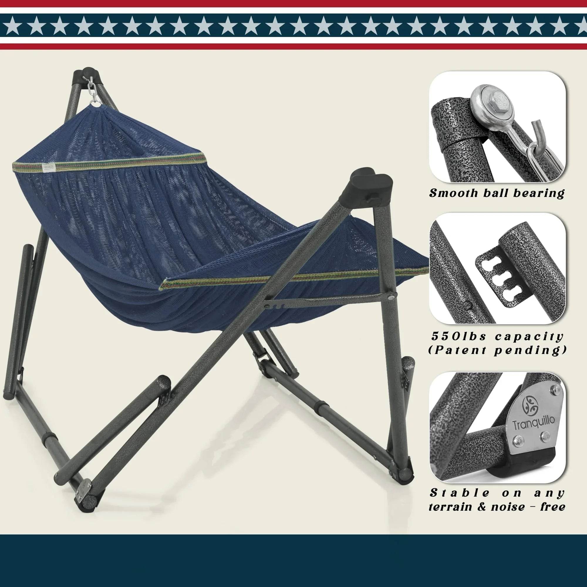 Tranquillo Uniki Collapsible Hammock Stand