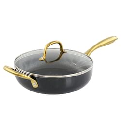 Gibson Home Ellsworth 3.5 Quart Aluminum Nonstick Saute Pan With Lid - Free Shipping