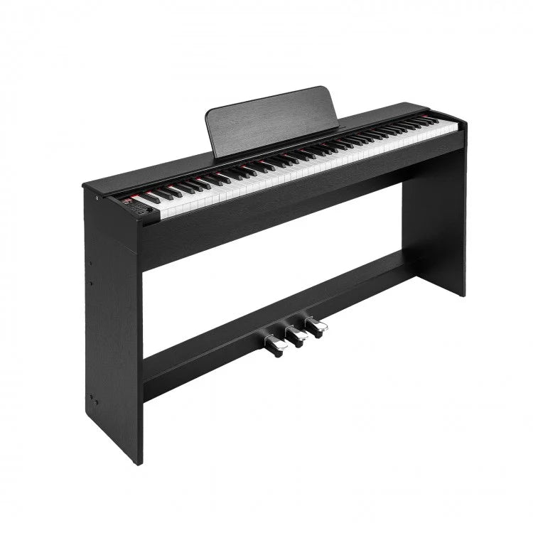 88-Key Hammer Action Weighted Keyboard with Furniture Stand