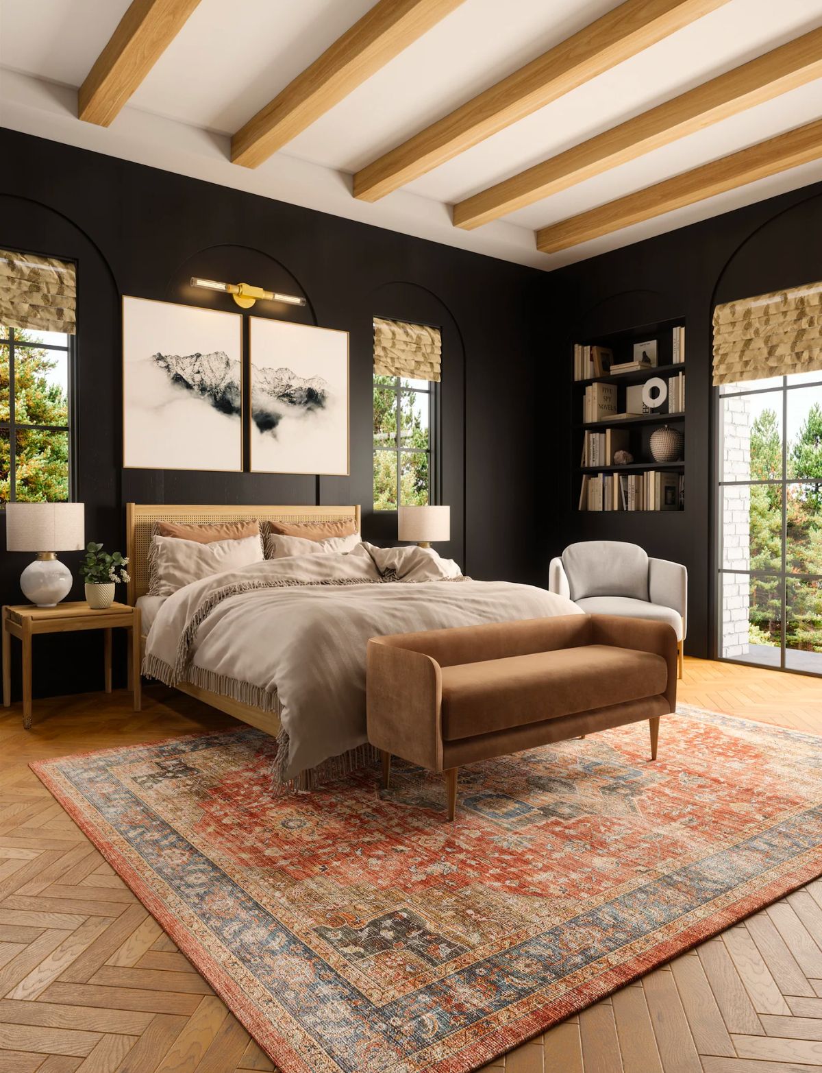 Rivka Terracota Ocean Rug