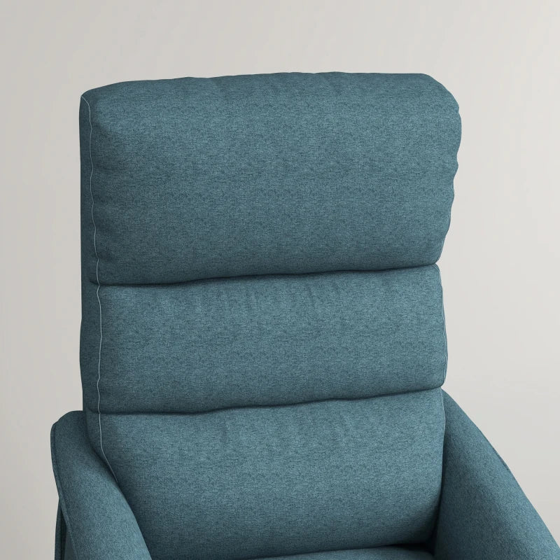 HOMCOM Modern 3 Seat Sofa, Linen Upholstered Cozy Padded Couch with Steel Leg, Backrest and Wide Armrest, Grey