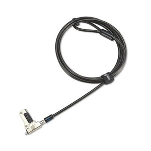 Kensington Slim N17 2.0 Combination Laptop Lock for Wedge-Shaped Slots