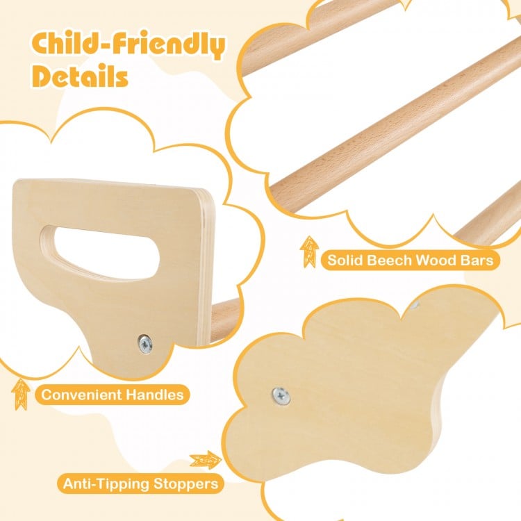 8 in 1 Climbing Arch Sensory Table for Kids with Collapsible Storage Bin for 3+ Years Old