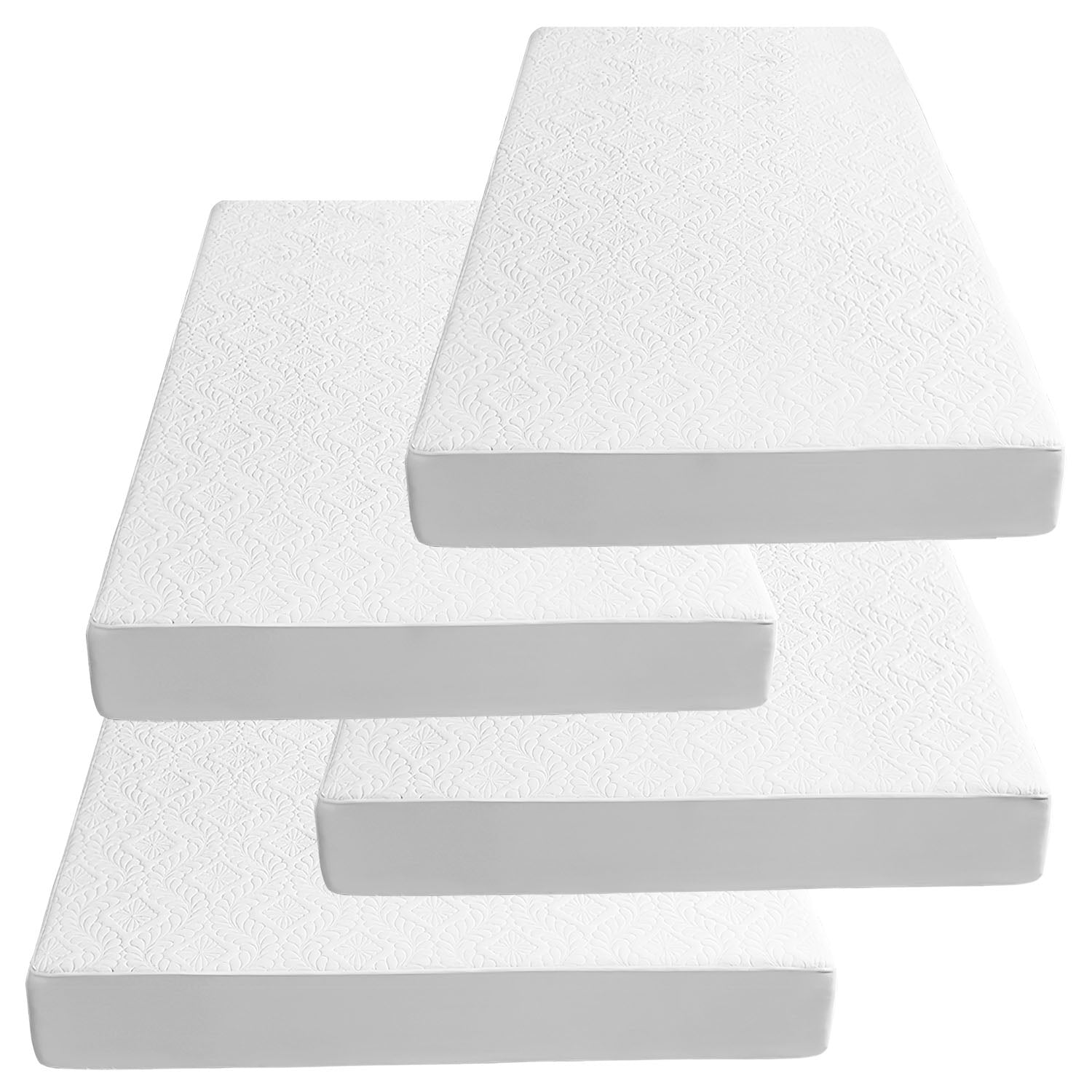 Queen Size Waterproof Mattress Protector Breathable Soft Cotton Mattress Pad Cover With Elastic Deep Pocket Up To 11in Noiseless Machine Washable Bedd