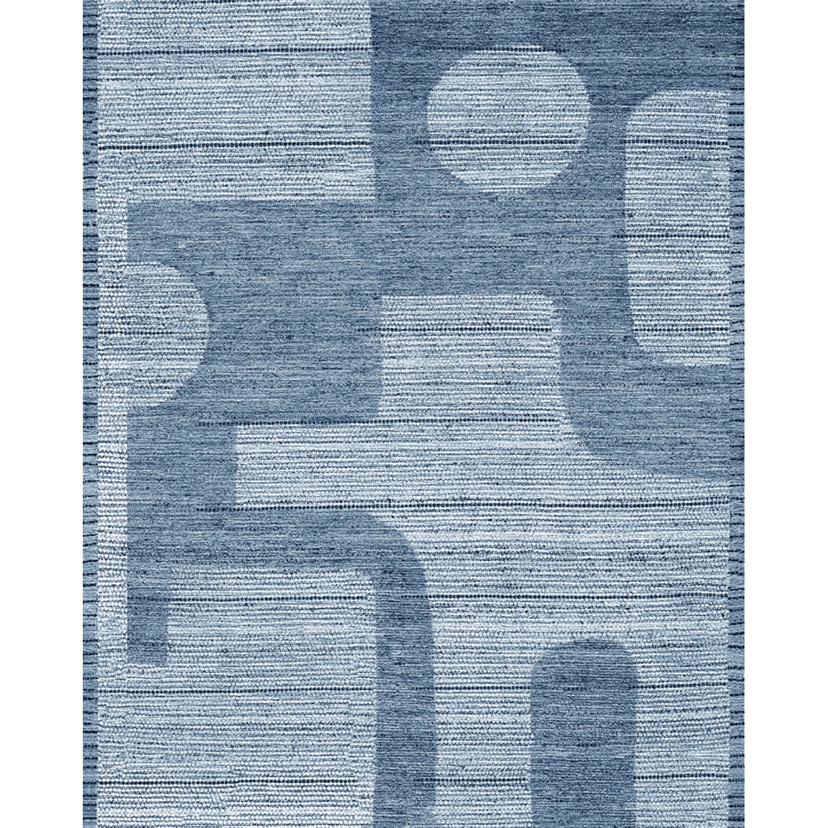 Puzzo Blue Rug