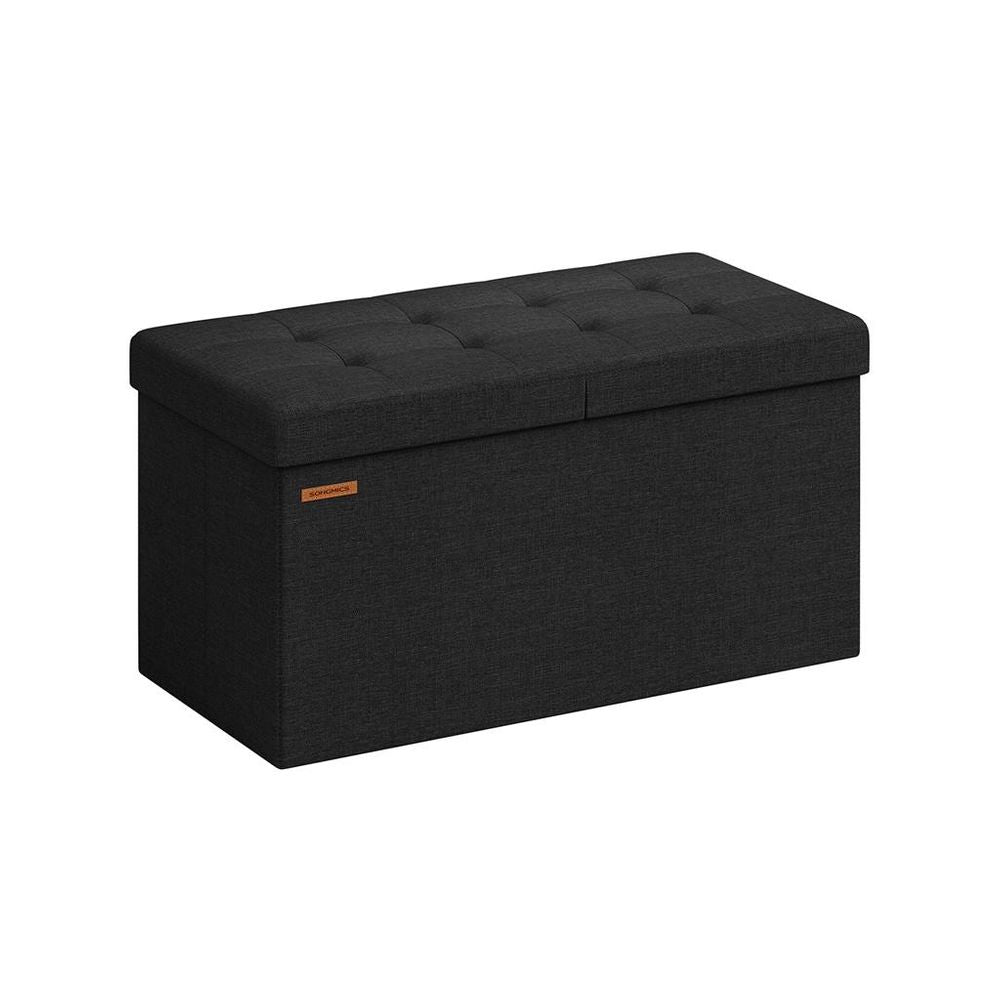 SONGMICS Foldable Storage Ottoman
