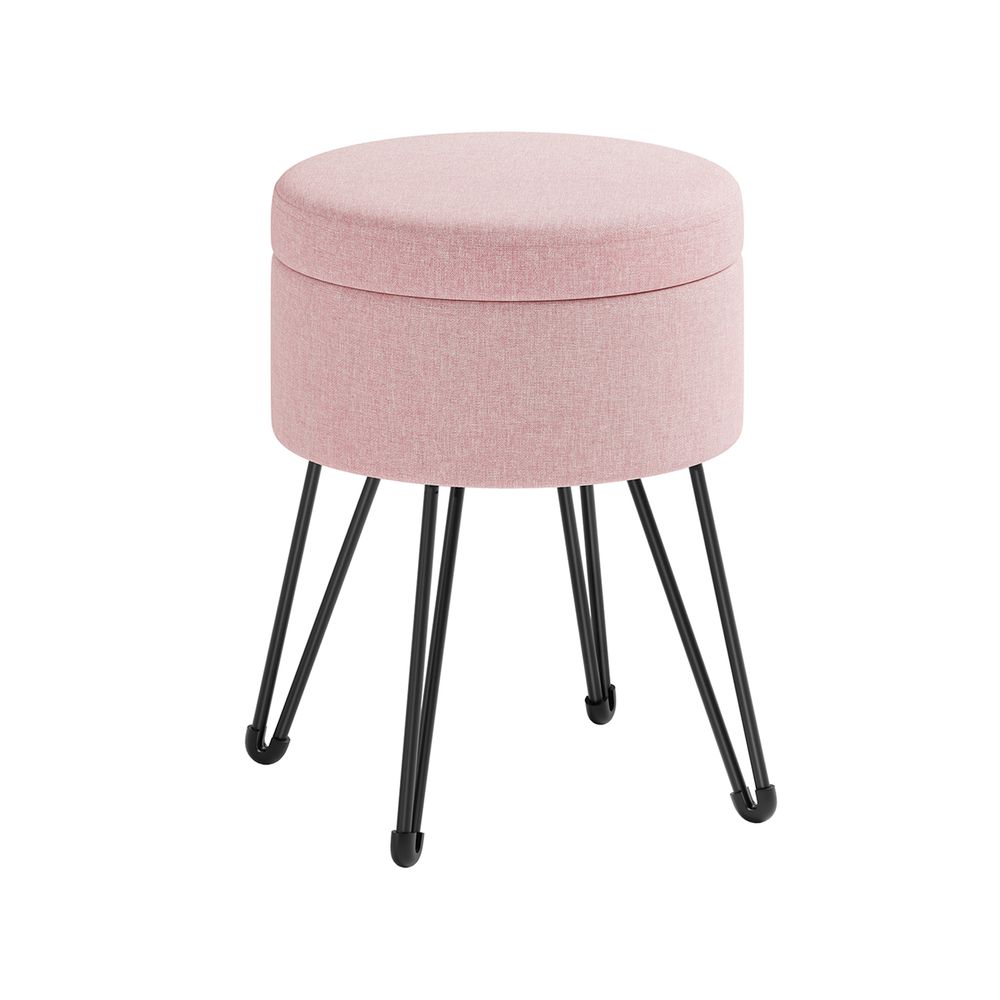 SONGMICS Small Ottoman Stool with Storage