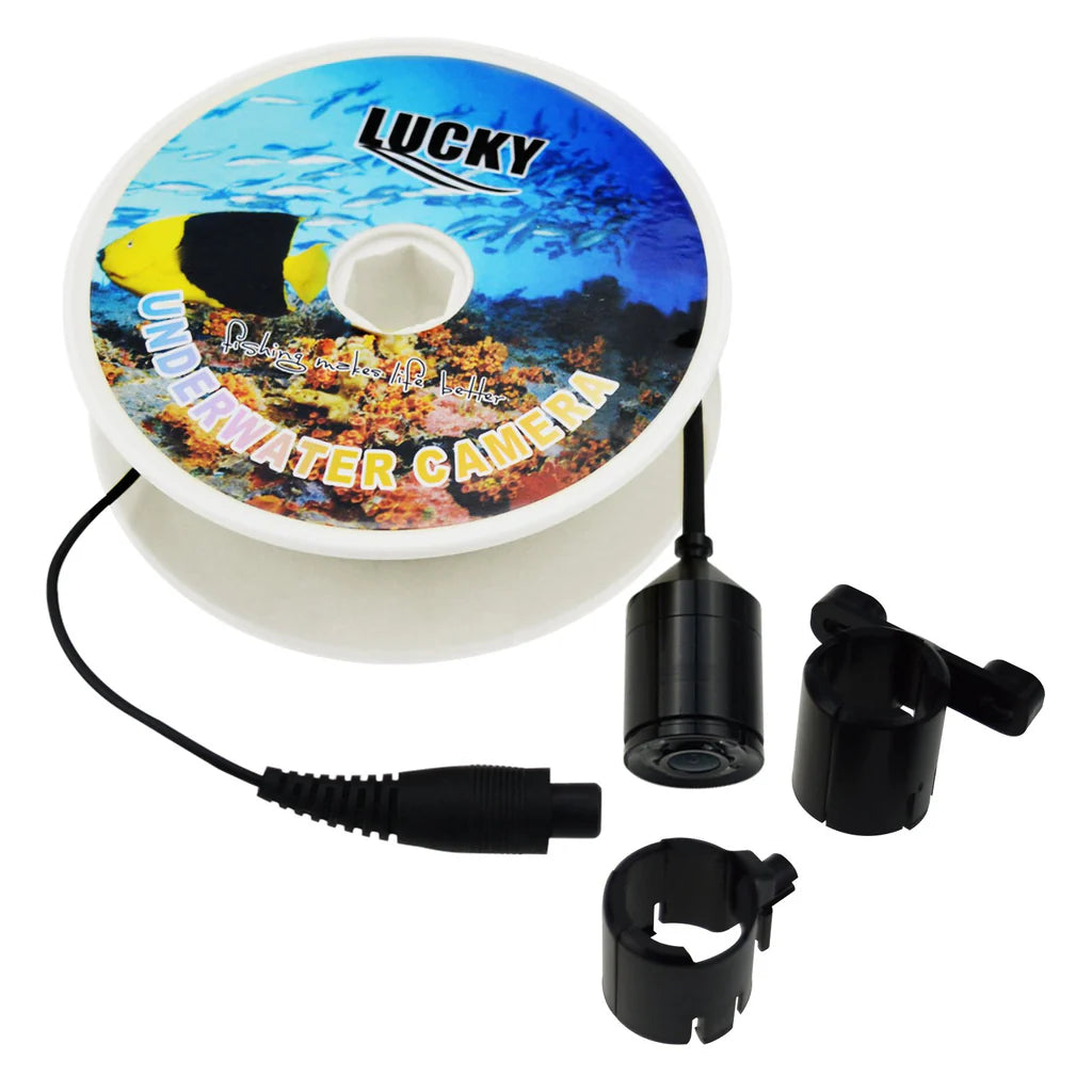 FF-3308-8 Portable Underwater Fishing & Inspection Camera System, 3.5" Color LCD Monitor, 20M Cable, 120° Wide-Angle Camera with IR LEDs