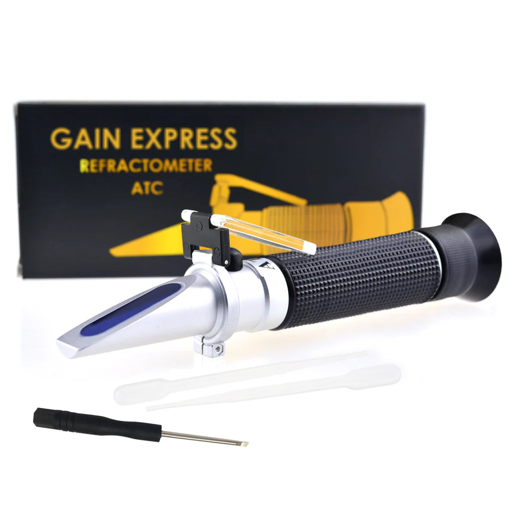 0–10% Brix Refractometer with ATC for Maple Sap, Tea & Cutting Fluids