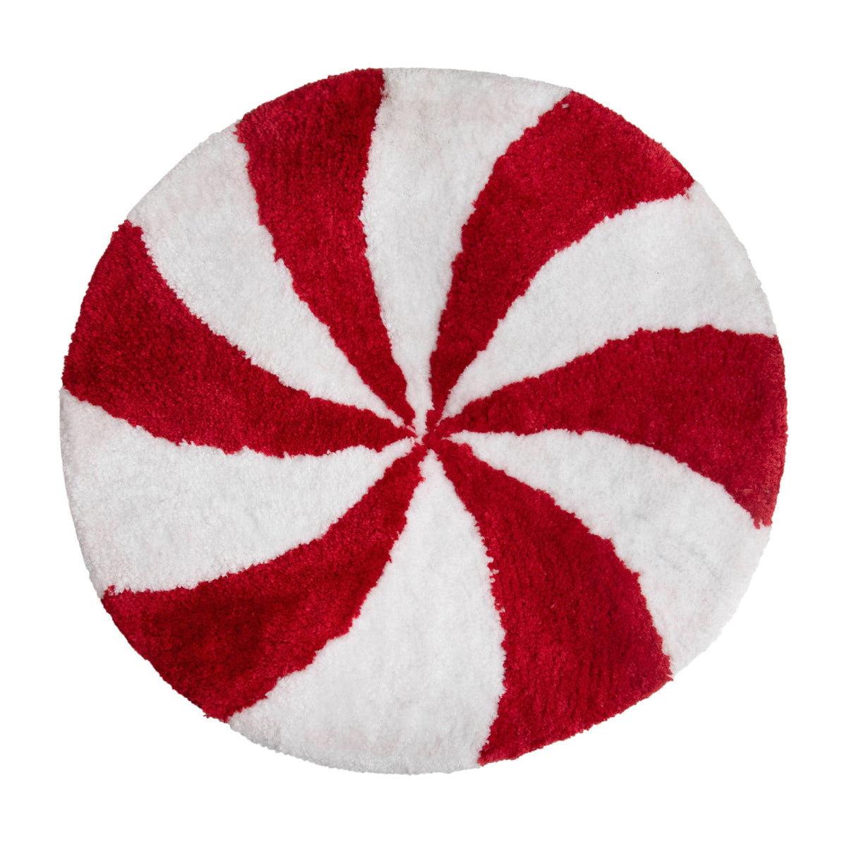 Christmas Bath Mat, Shaped, 18 x 24 in, Non-Slip, Peppermint or Gift