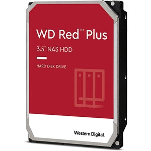 WD Red Plus WD40EFPX 4 TB Hard Drive - 3.5" Internal - SATA (SATA/600) - Conventional Magnetic Recording (CMR) Method
