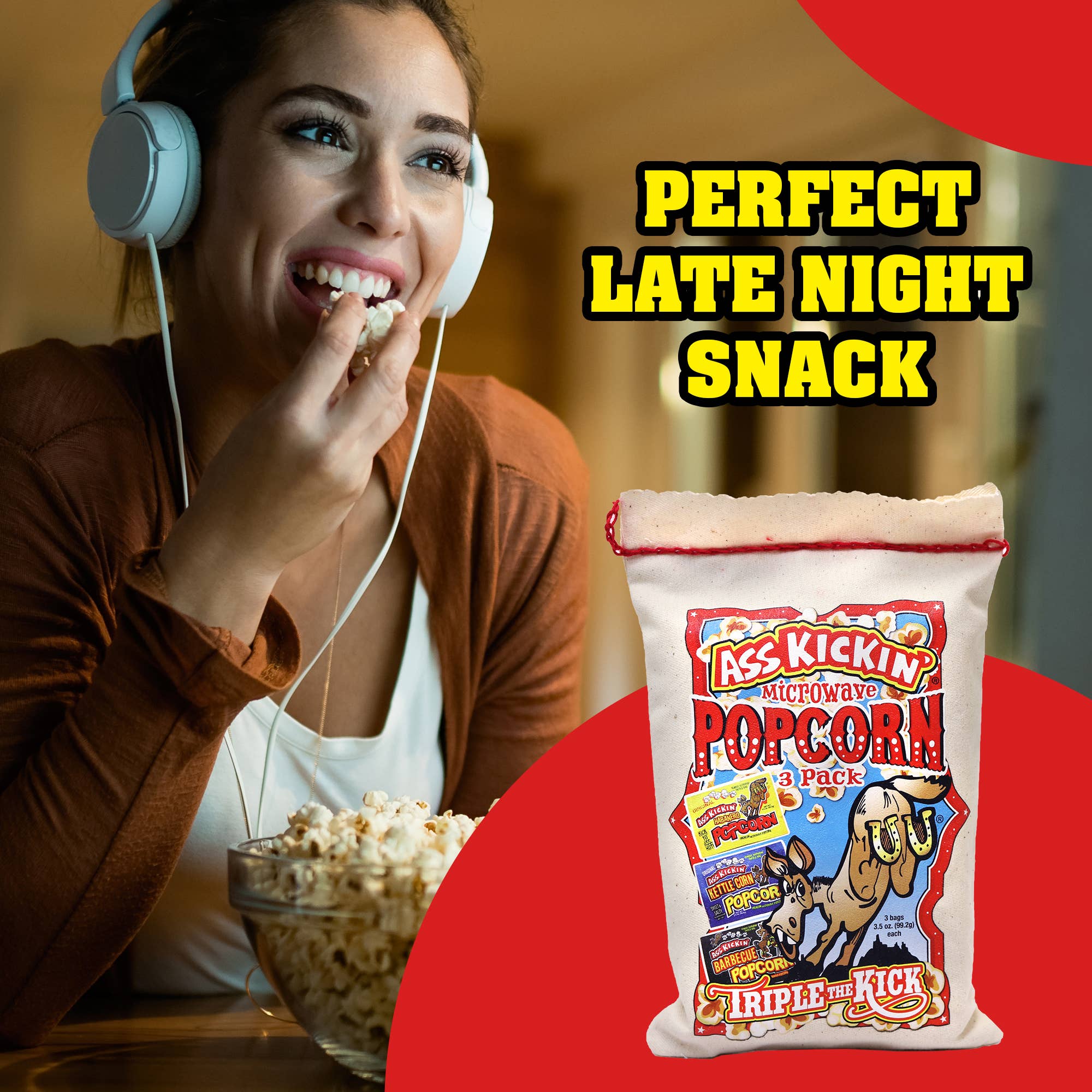 Ass Kickin’ Popcorn 3 Pack Assortment