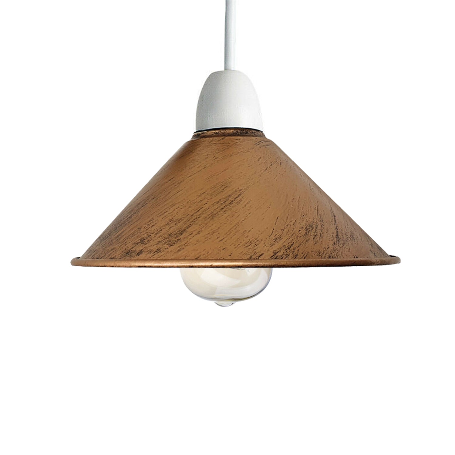 Lamp Shades for Hanging Lamps Brushed Copper ~ 1963
