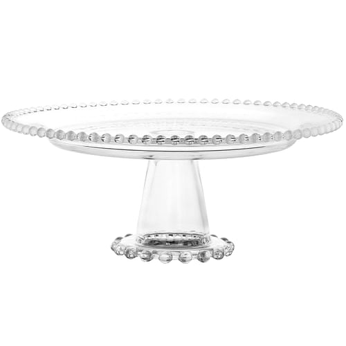 Gibson Home Sereno 12in Glass Pedestal Cake Stand - Free Shipping