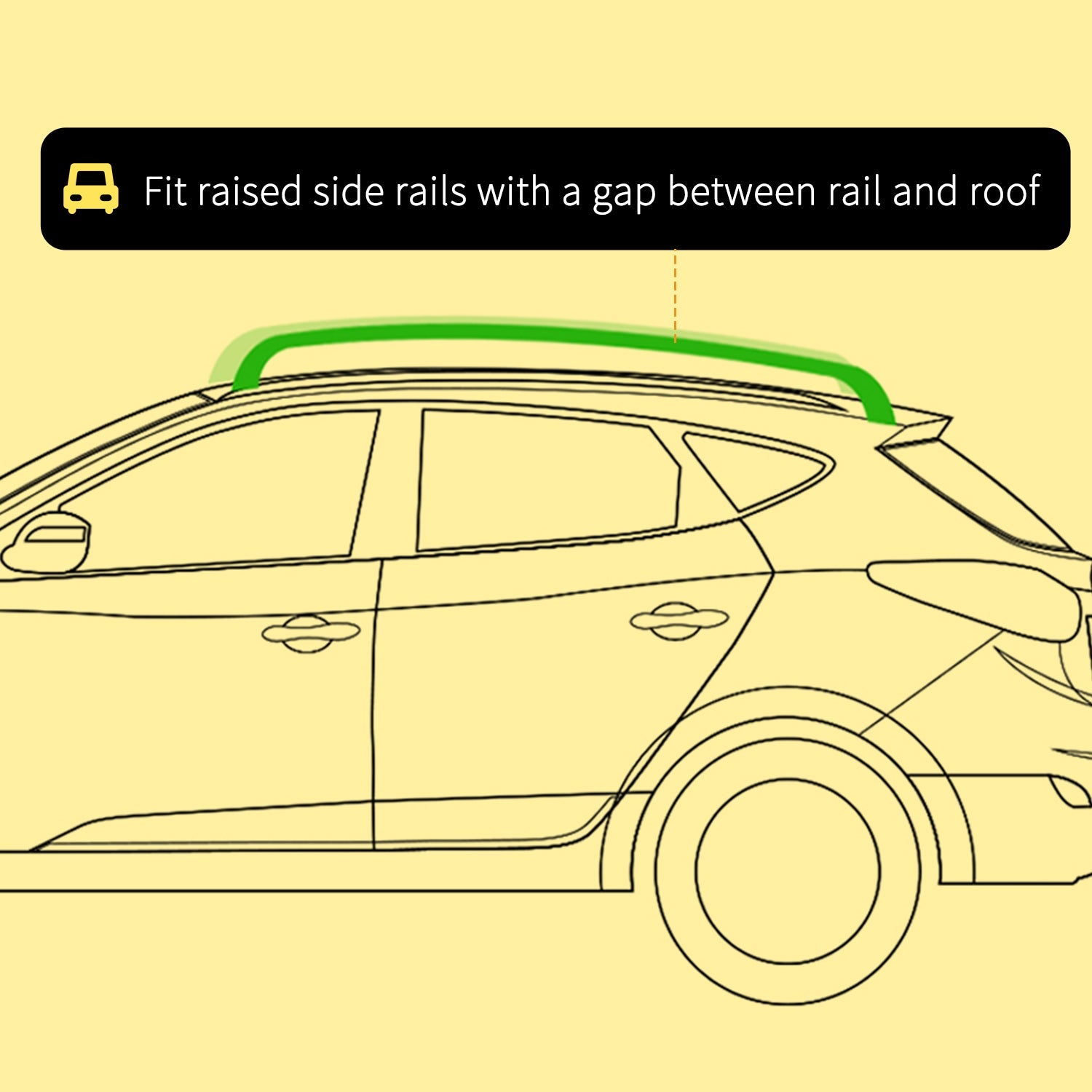 HOMCOM 2pc Roof Rack Car Roof Top Lockable Aluminum Cross Bars Adjustable Baggage Luggage Carrier, Silver (53")