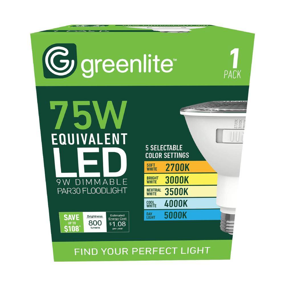 Ampoule LED PAR30 9W à intensité variable, équivalent 75W – CCT sélectionnable