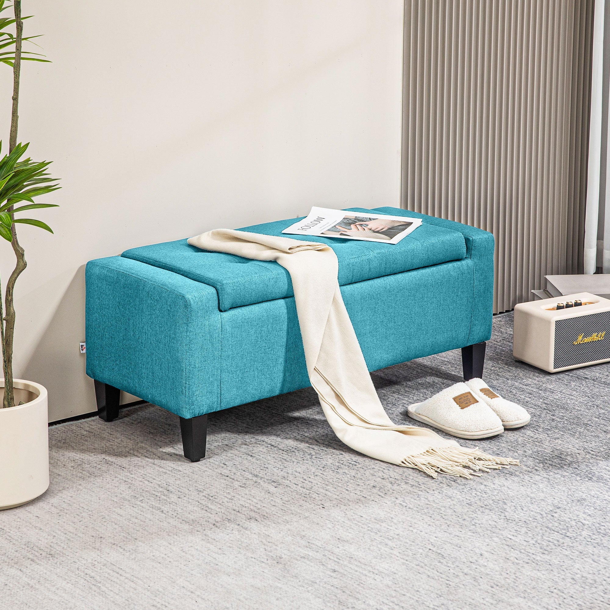 HOMCOM Modern Sideboard Buffet Cabinet Drawers Adjustable Shelves Dining Room Tables White Furniture