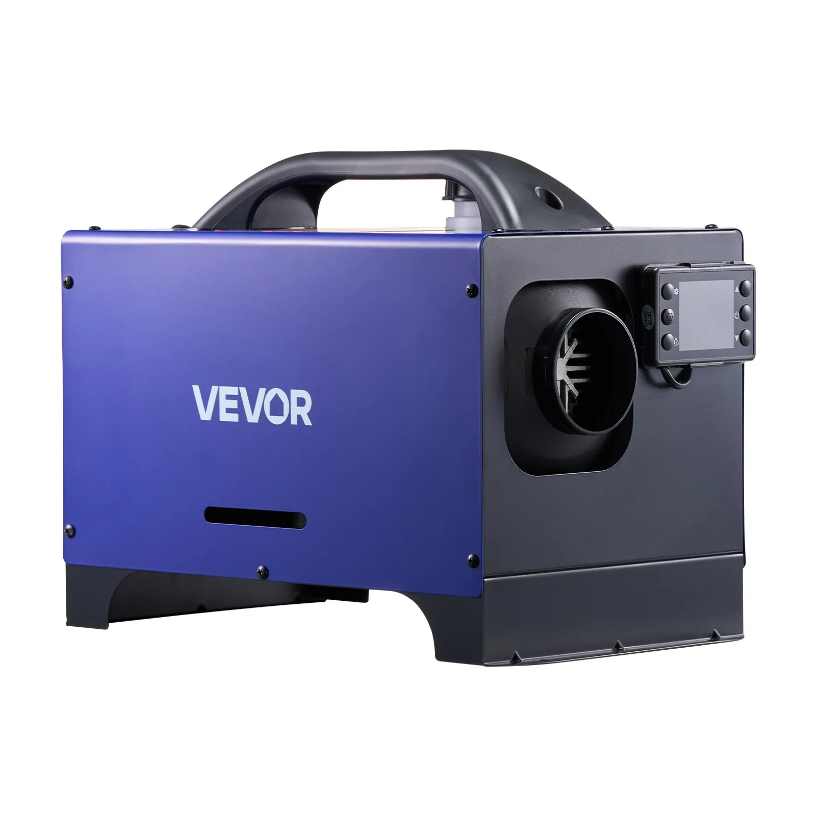 VEVOR Diesel Heater, 8KW, DC 12V/24V, All-in-One Portable Diesel Air Heater with Remote Control and LCD Display, Fast Heating Low Noise, 1.3 Gal Fuel Tank for Vehicles, RVs, Vans, Tractors, and Trucks