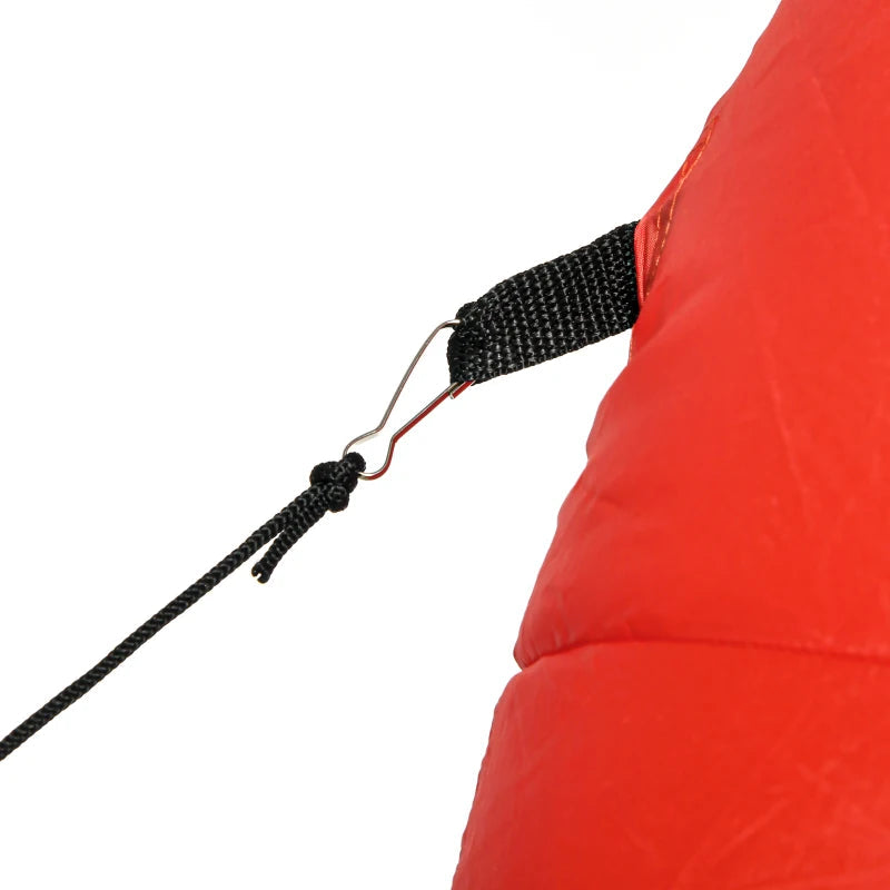 HOMCOM 9FT Inflatable Christmas Archway with Santa Claus & Snowman, Outdoor Blow Up Decoration with LED Lights