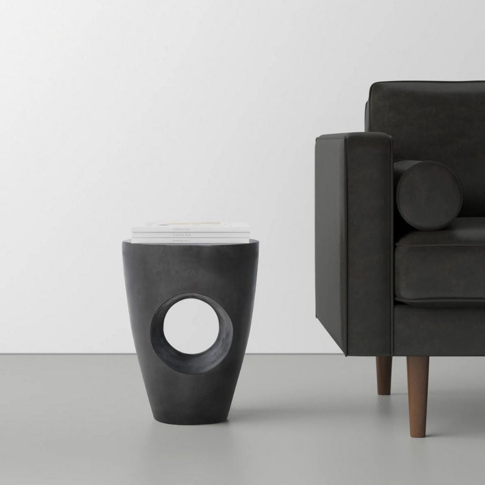 Olivia Concrete Terrazzo Mid-Century End Table