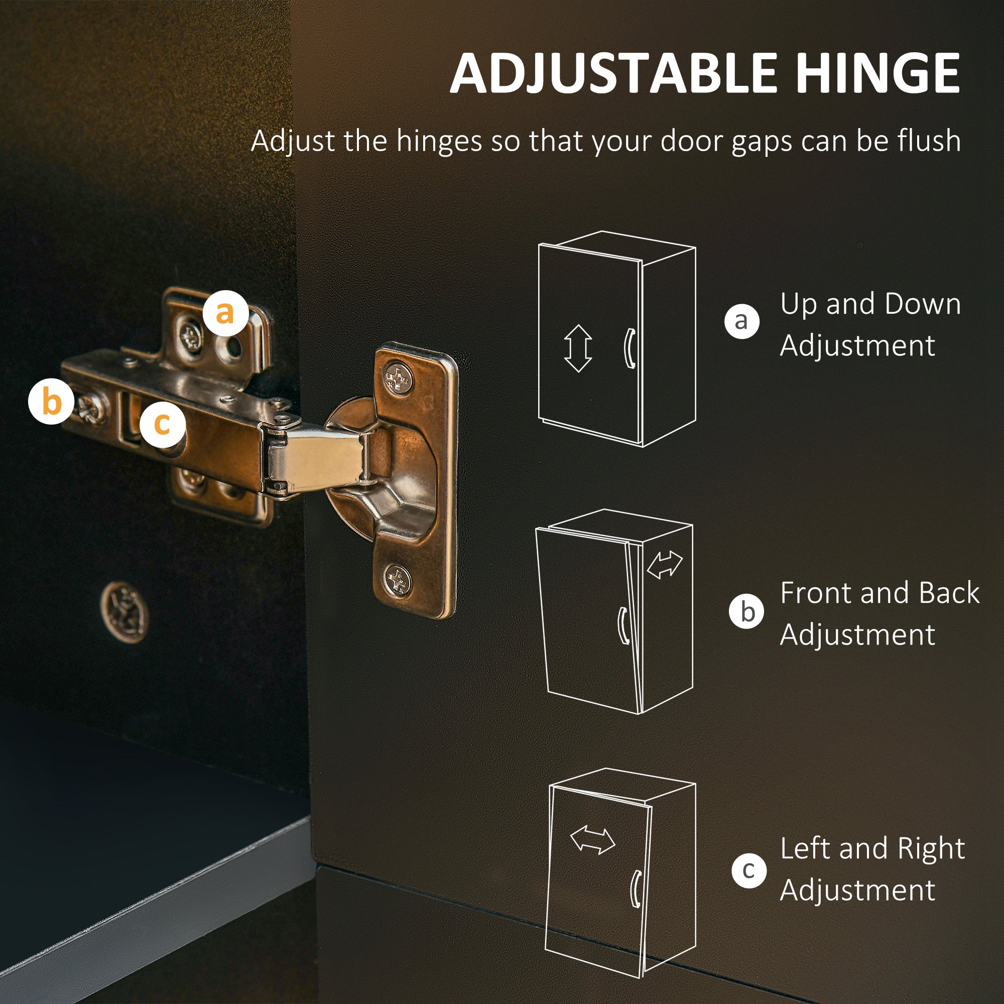 HOMCOM 71" Black Kitchen Pantry Cabinet Freestanding Storage with Hinged Doors Adjustable Shelves