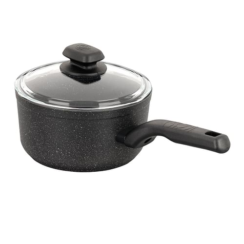 Korkmaz Ornella 2 Piece 2 Liter Quart Aluminum Nonstick Saucepan with Lid - Free Shipping
