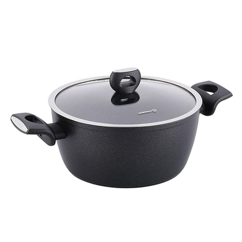 Korkmaz Nora 2 Piece 4.6 Liter Alumium Nonstick Casserole Dish with Lid - Free Shipping