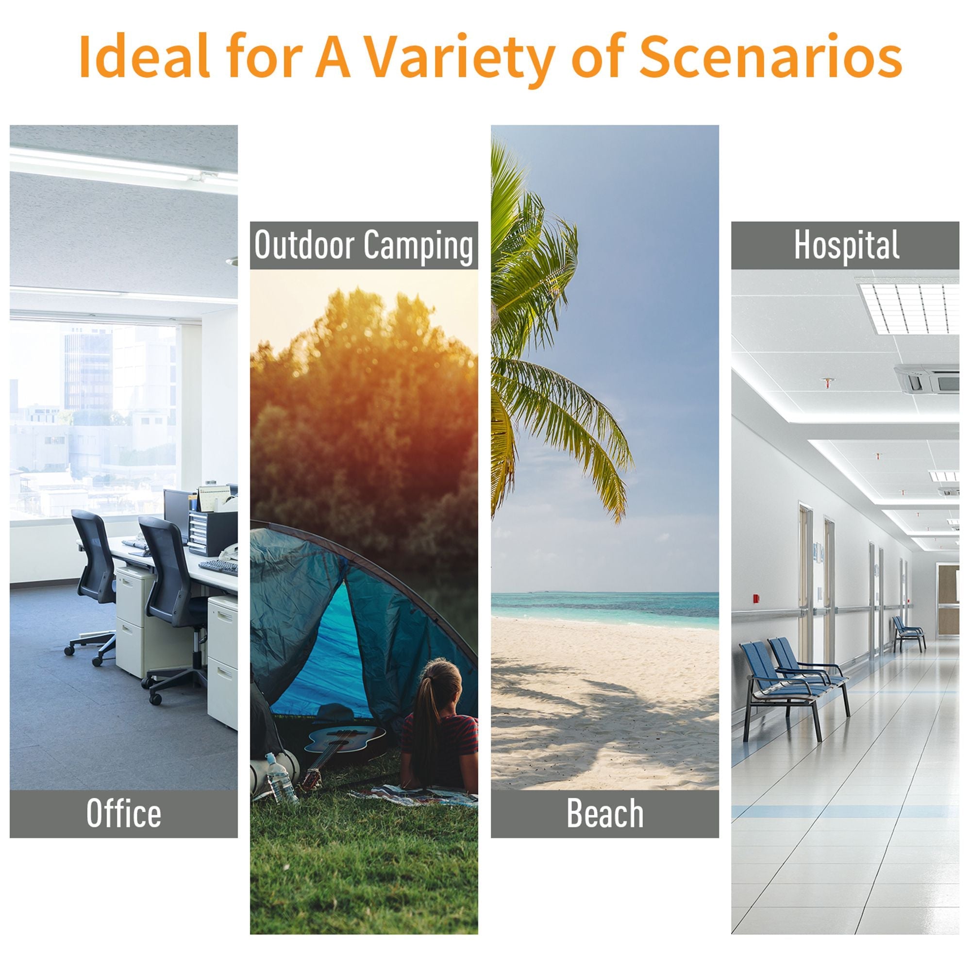 Outsunny Double Wide Folding Camping Cot Portable Outdoor Military Sleeping Bed Two Person Black