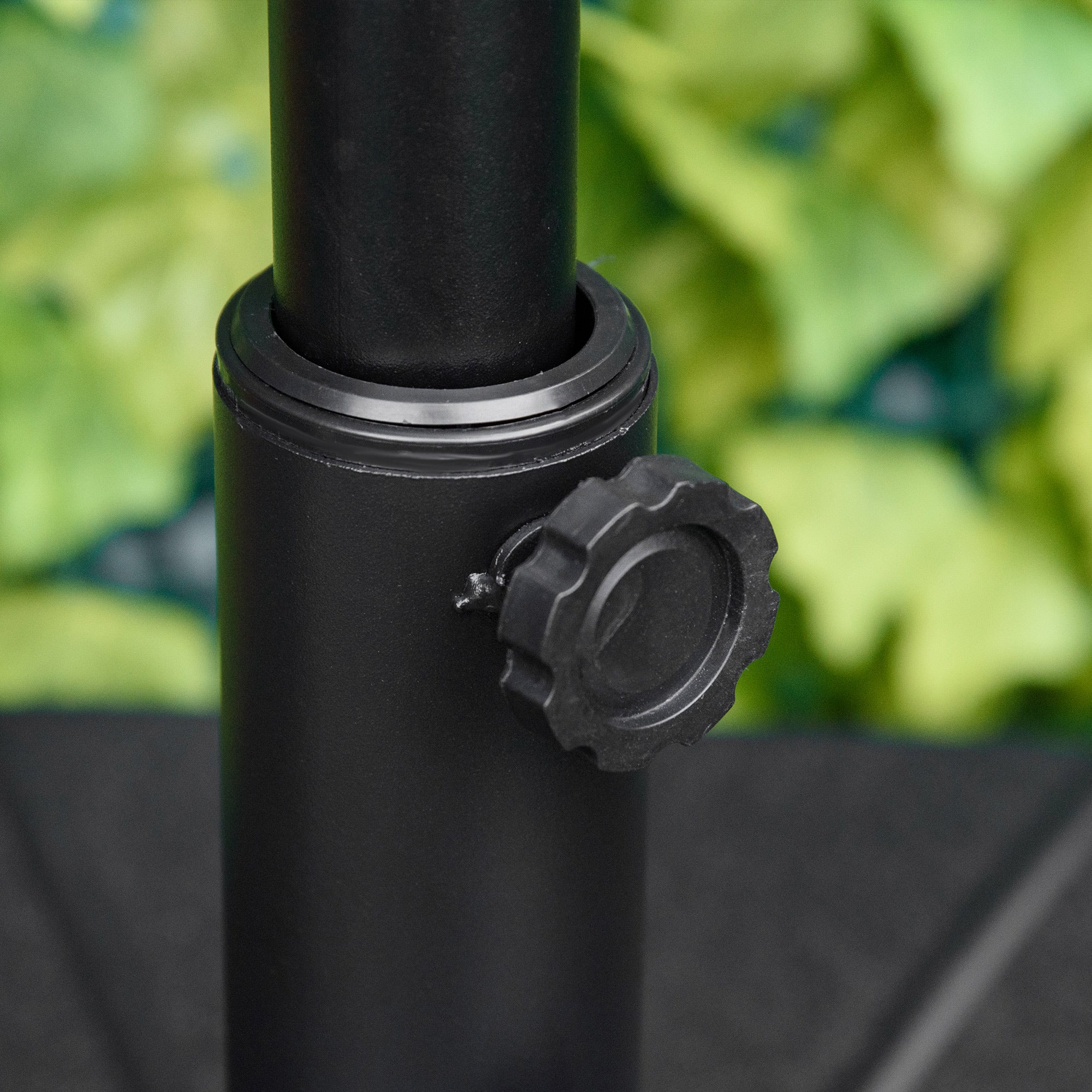 Outsunny Outdoor Patio Umbrella Base Stand Holder Market Parasol Weights Water Sand Filled Garden Poolside Black