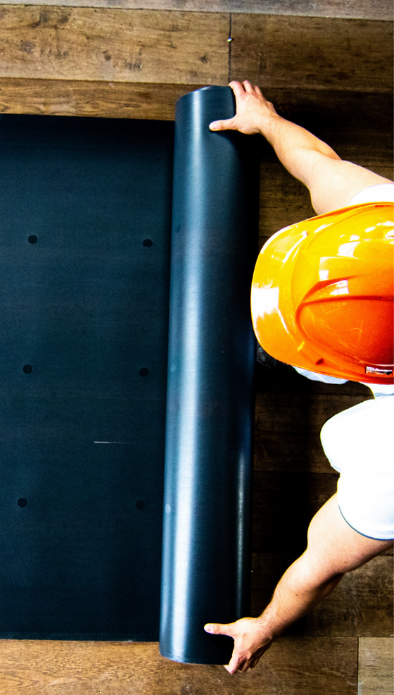 V-PRO TEMPORARY FLOOR PROTECTION BOARD 24.6IN X 78.7FT (62CM X 24M)