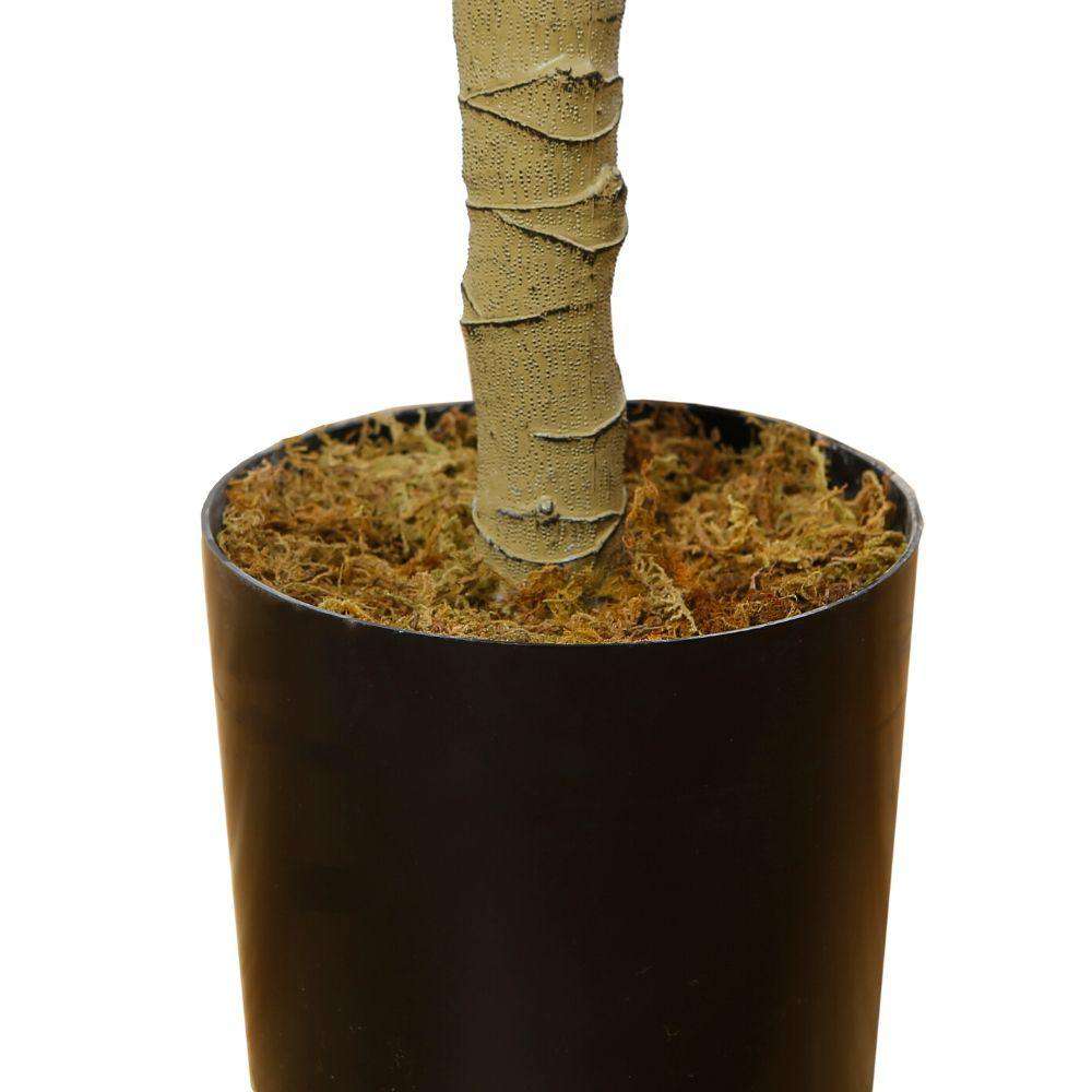 Adelia Artificial Fiddle Leaf Potted Plant 10'