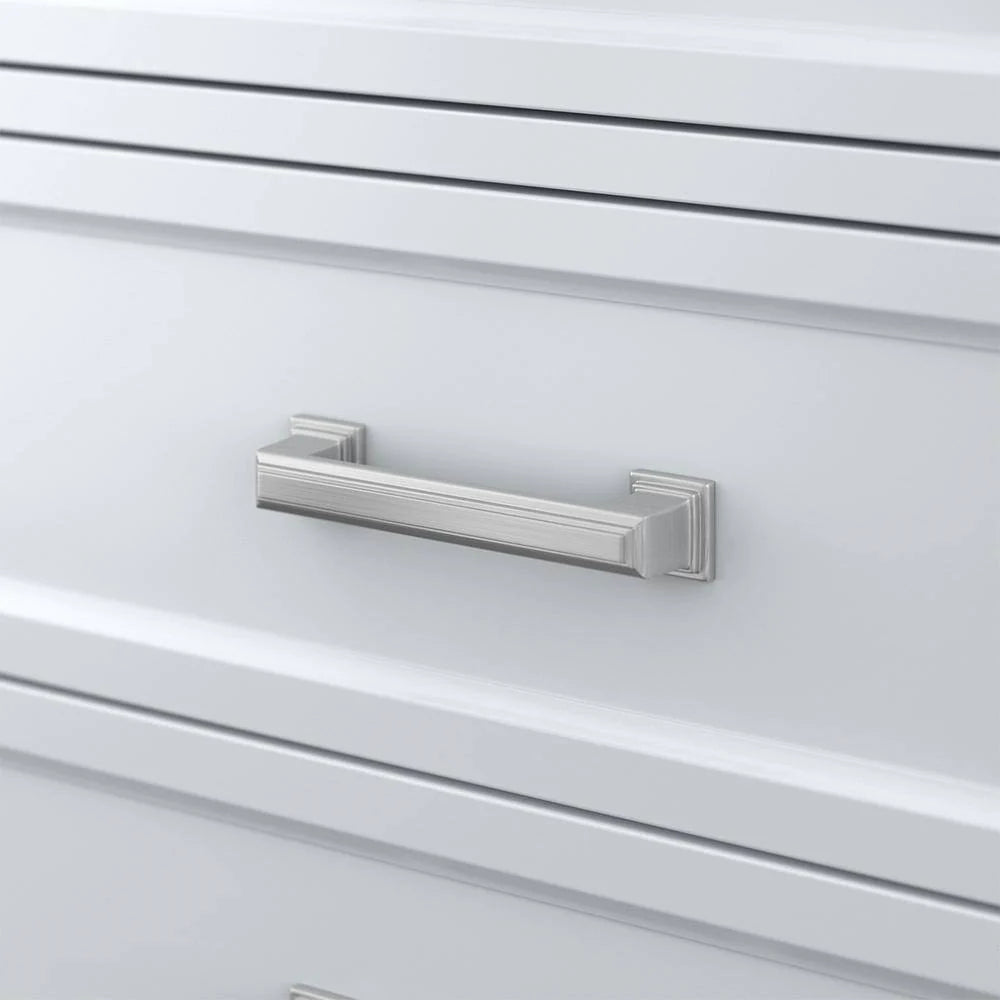 Affinity 37" Single Sink Vanity with White & Gray Carrara Marble Top