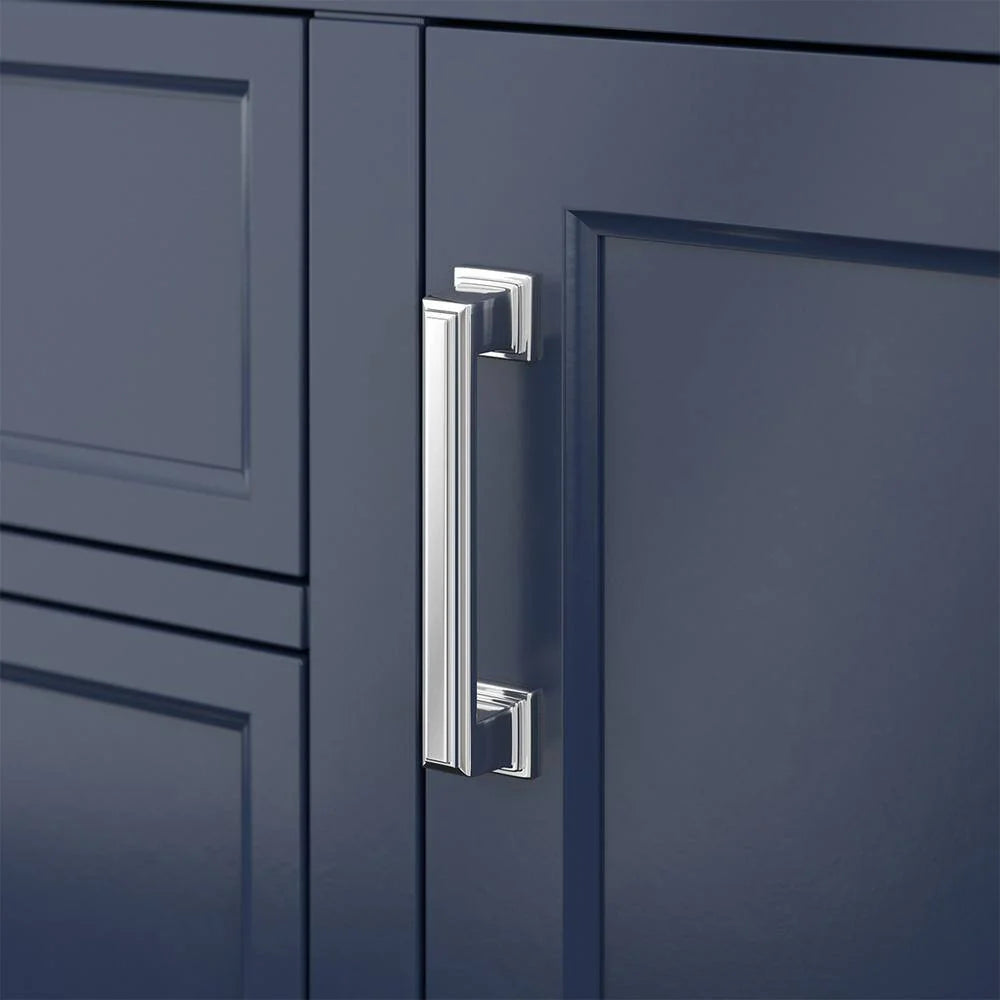 Affinity 49" Single Sink Vanity with White & Gray Carrara Marble Top