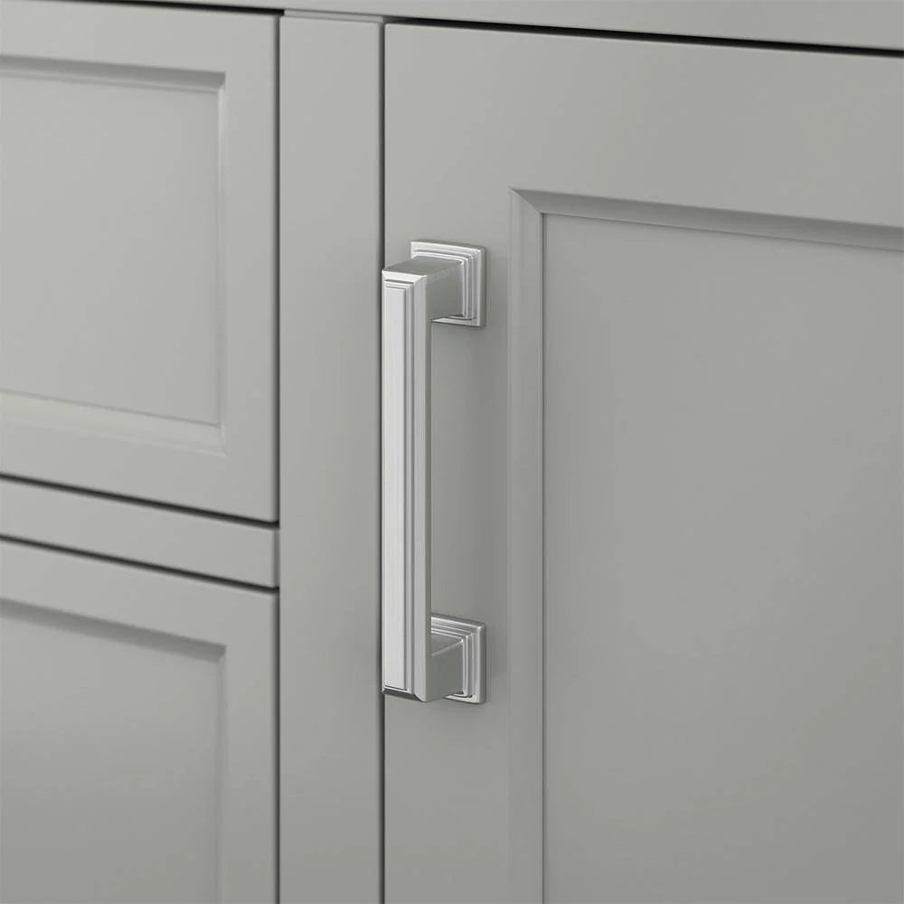 Affinity 49" Single Sink Vanity with White & Gray Carrara Marble Top