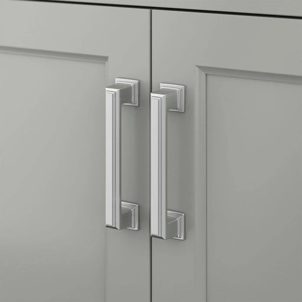 Affinity 61" Double Sink Vanity with White & Gray Carrara Marble Top