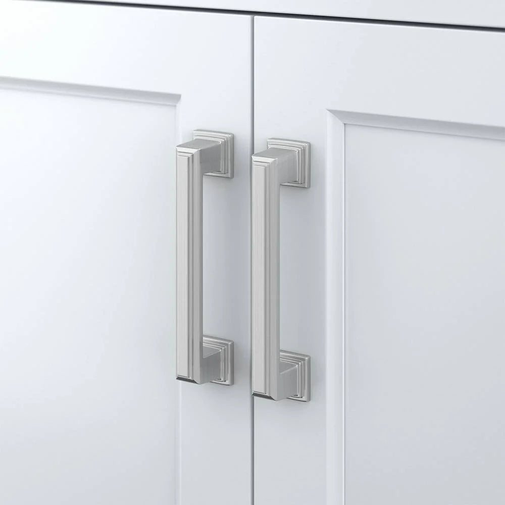 Affinity 61" Double Sink Vanity with White & Gray Carrara Marble Top