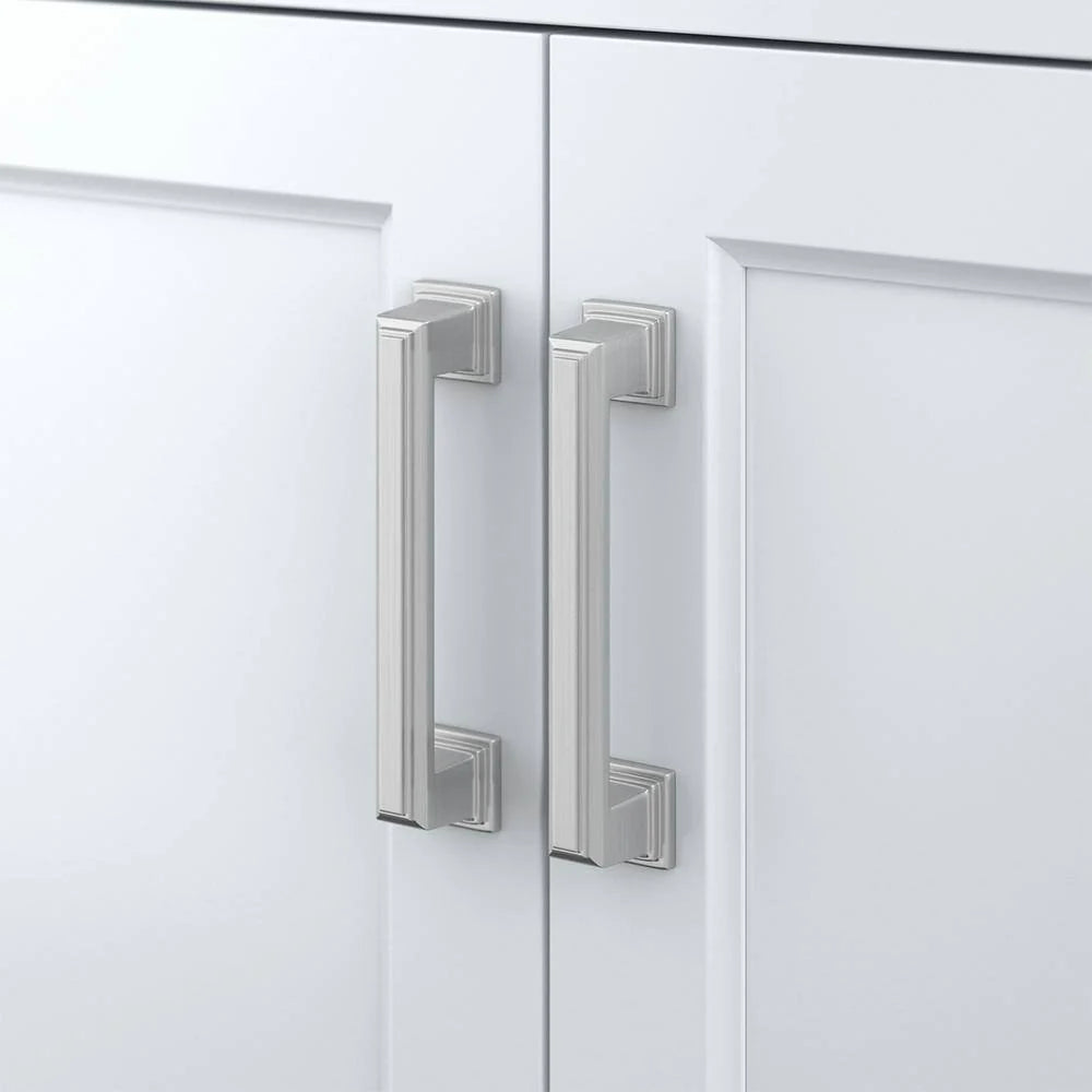 Affinity 72" Double Sink Vanity with White & Gray Carrara Marble Top