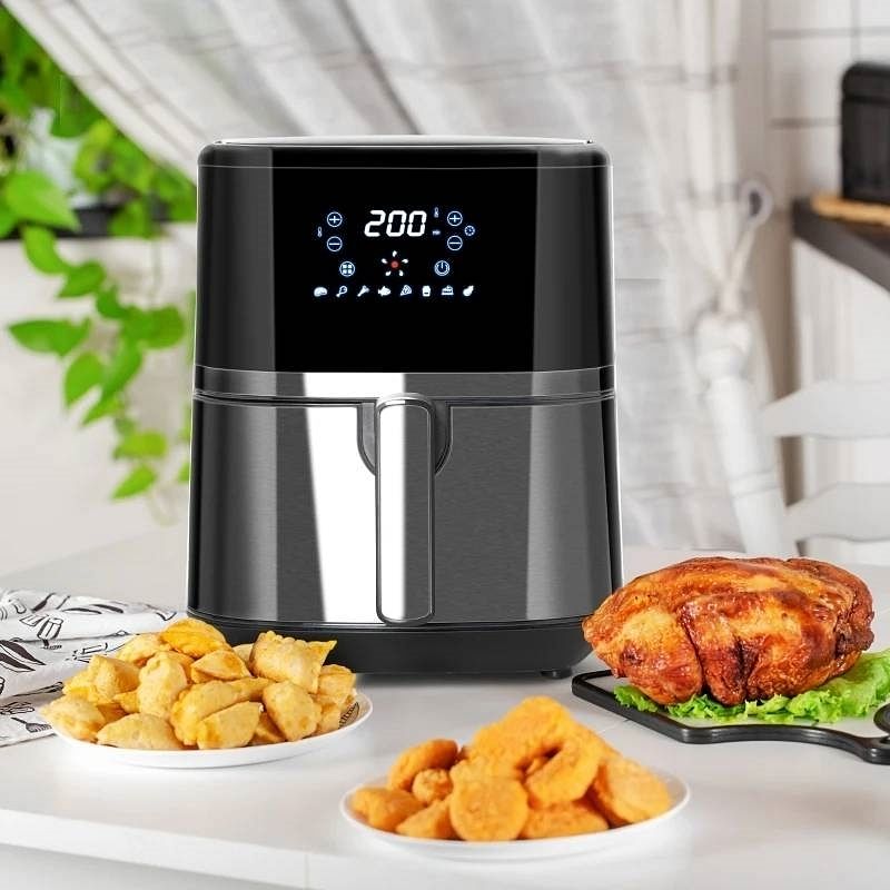 Silver/Black Multi-Function 4 in 1 Oven Air Fryer 4.7 QT - Free Shipping