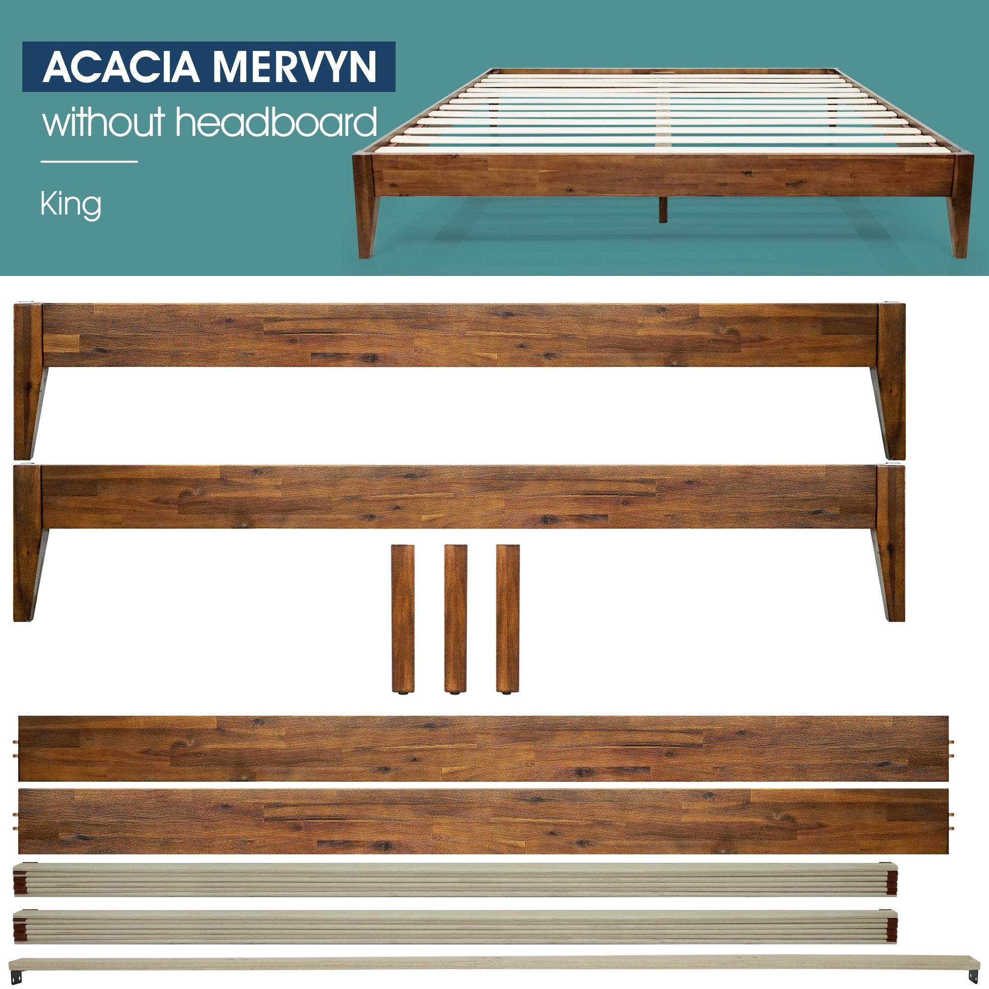 Mervyn Solid Wood Platform Bed