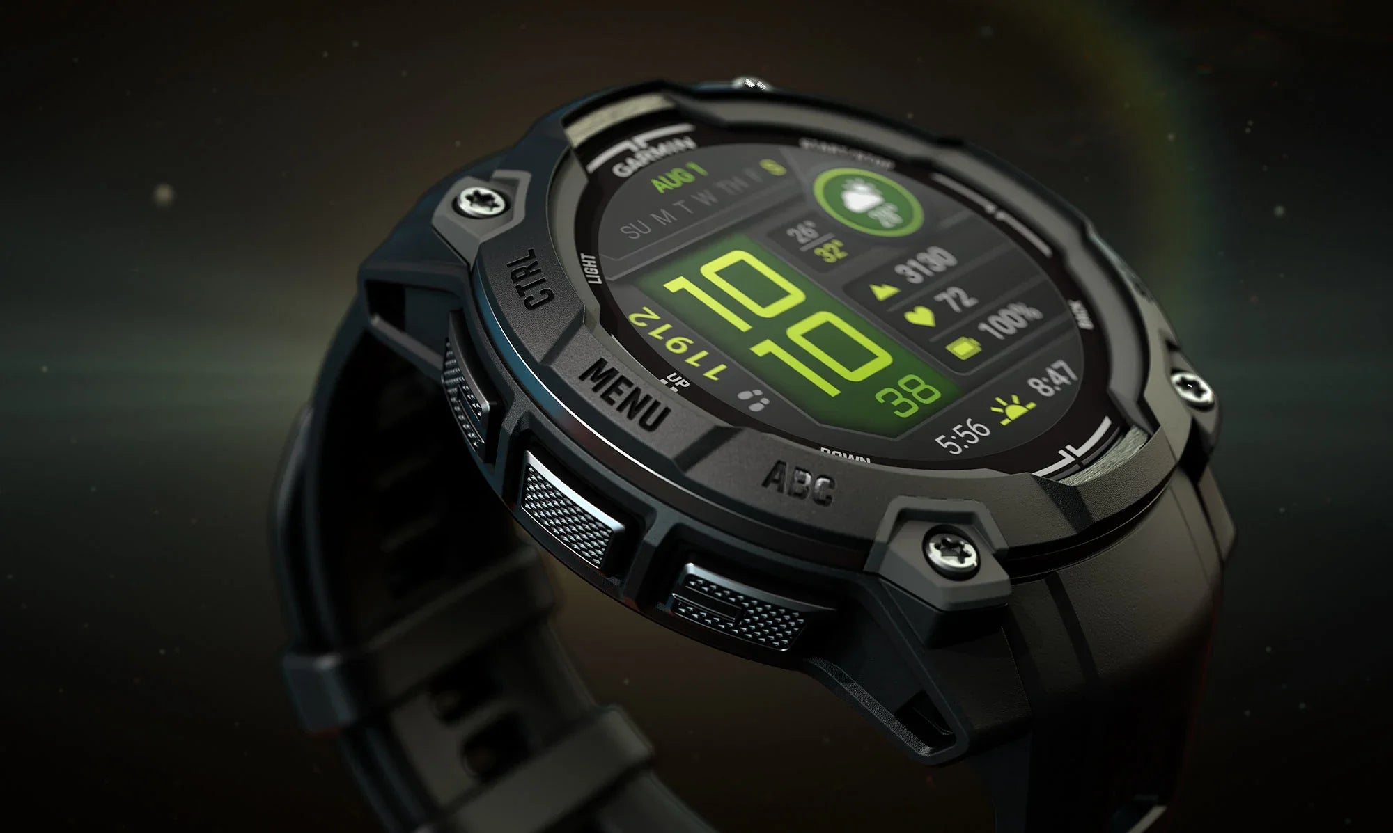 Garmin Instinct 3 – 50 mm, AMOLED Black with Charcoal Band