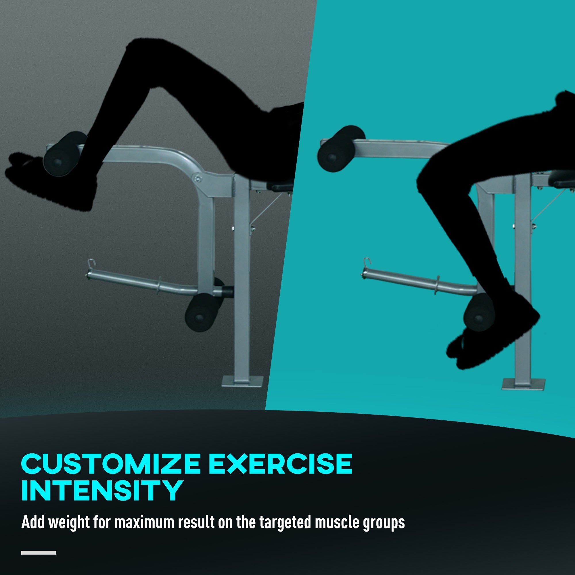 Soozier Incline Decline Adjustable Fitness Exercise Olympic Weight Lifting Bench with Leg Extension