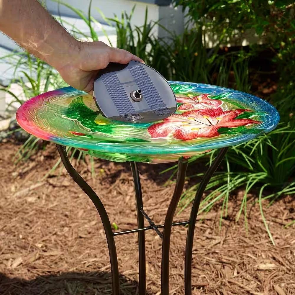 Birdbath to Solar Fountain Kit - Place into Bird Bath Bowl to Turn into Fountain - Free Shipping