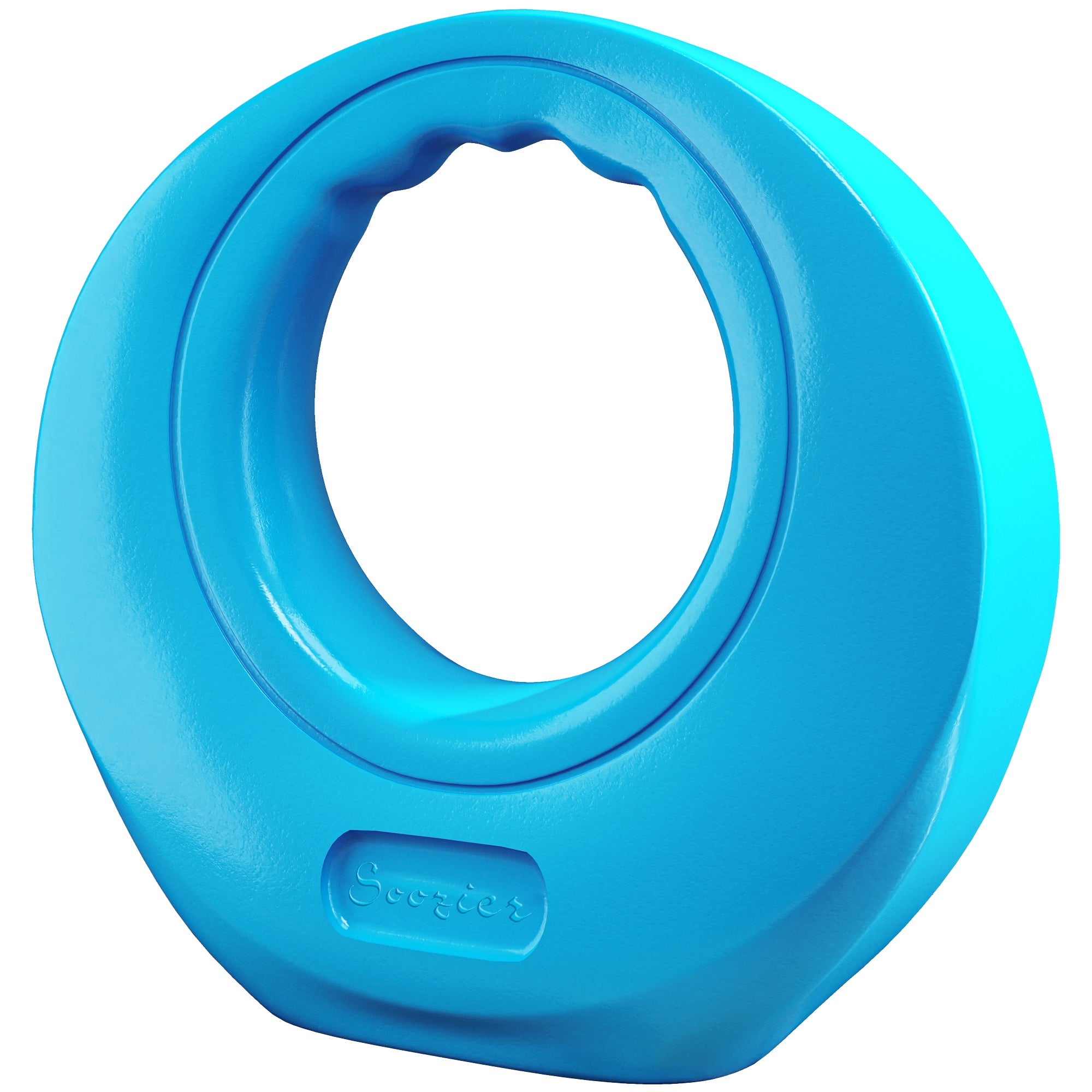 Soozier 22lbs Kettlebell, Soft Kettle Bell with Wide Handle for Home Gym Weight Lifting and Strength Training, Light Blue