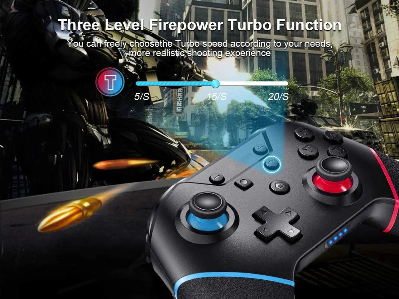 WIRELESS PRO CONTROLLER FOR NINTENDO SWITCH & PC