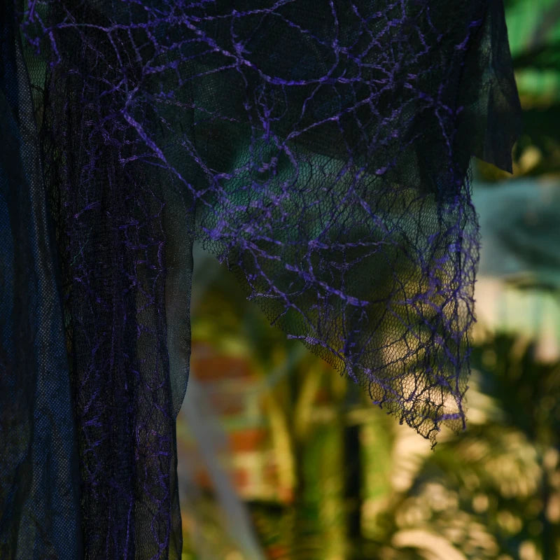 HOMCOM 6.4' Life-Size Winged Grim Reaper – Animated Halloween Decoration, Light-Up Eyes