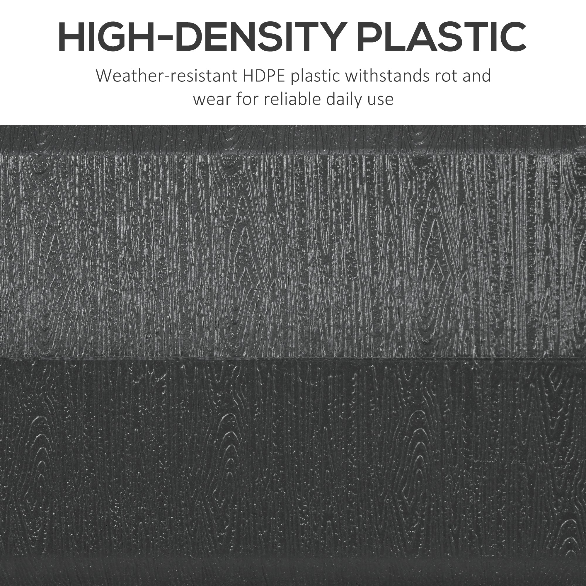 Outsunny Umbrella Stand for 1.2", 1.5" or 1.9" Umbrella Poles, Fillable Umbrella Base, Black