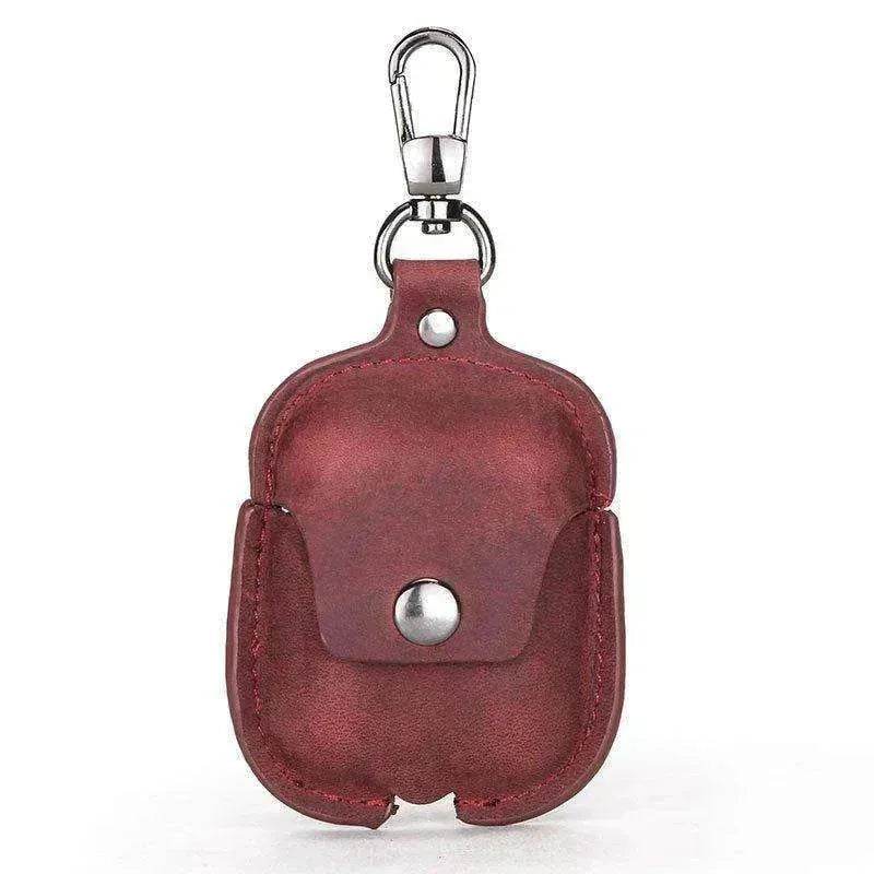AirPods Leather Covers + Keychain Hook!