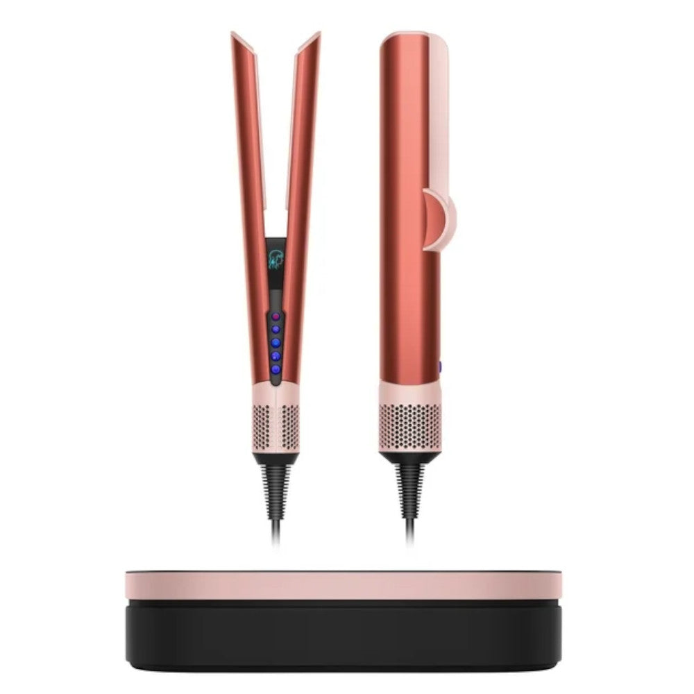 DYSON OFFICIAL OUTLET- Airstrait Straightener-Strawberry Bronze/Blush Pink- Refurbished (EXCELLENT) with 1 year Dyson Warranty
