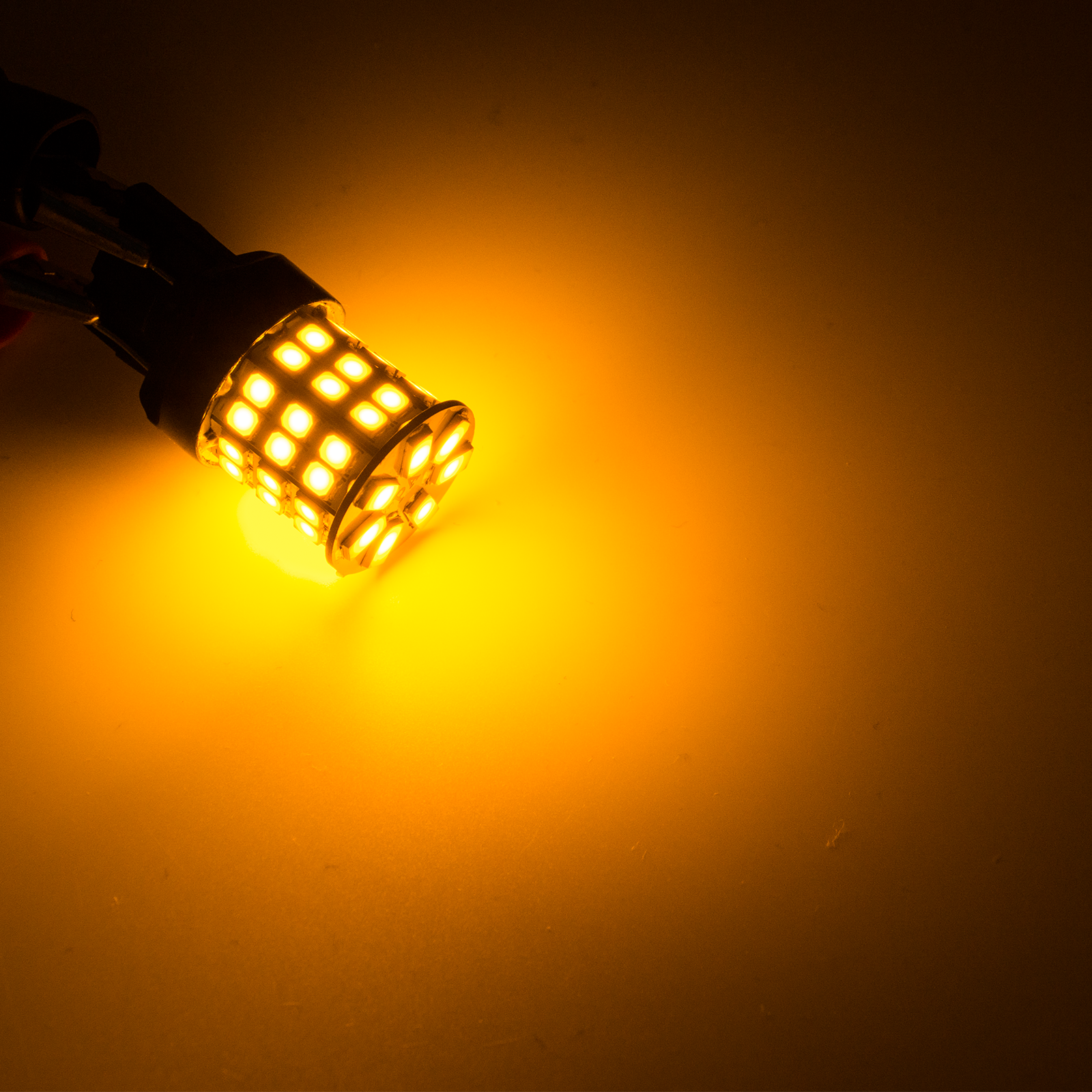 Fit for 1999-2004 Ford Mustang GT 3157 custom LED Rear Turn Signal Bulb | Amber HYUGA (2 bulbs)