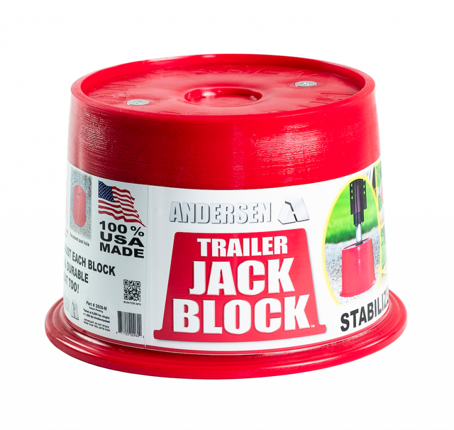 Andersen Trailer Jack Block w/Magnets